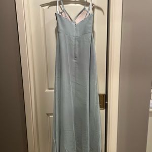 Azazie Alaya bridesmaid dress. Color- agave. Size A4